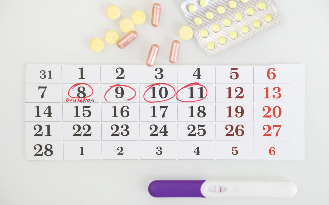 Calculadora menstrual. Tabla menstruación.