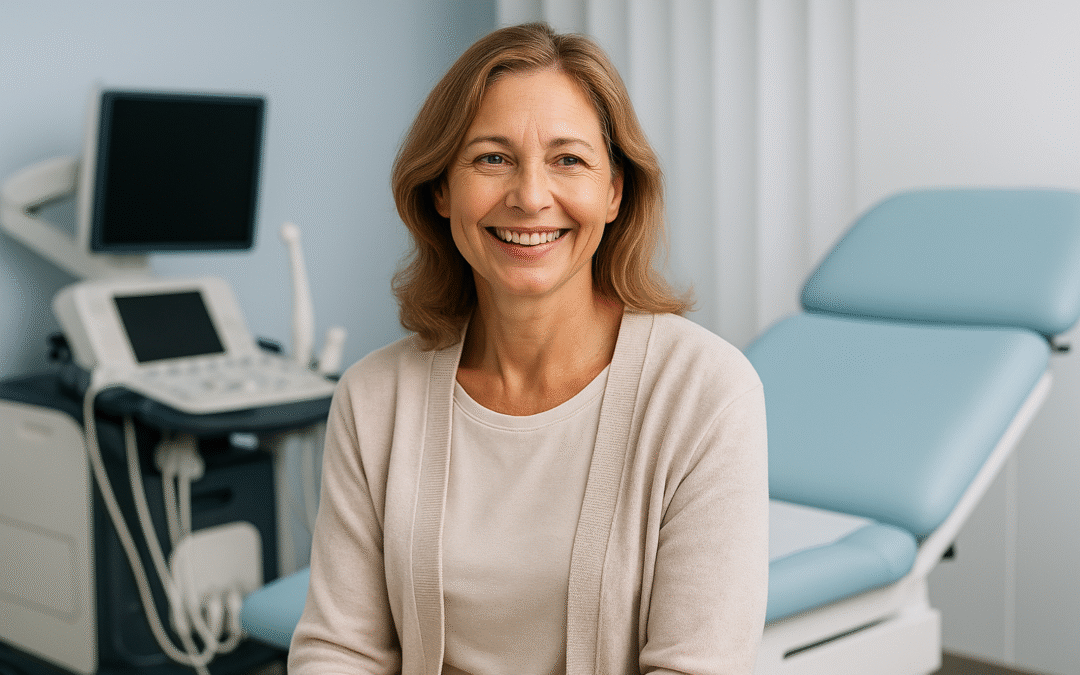 Paciente satisfecha tras un tratamiento con láser ginecológico realizado por un especialista en salud íntima femenina