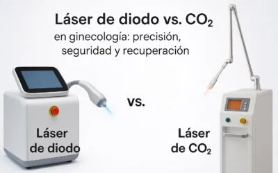 Láser de diodo vs láser de CO₂ en ginecología: ventajas, evidencia y qué escoger