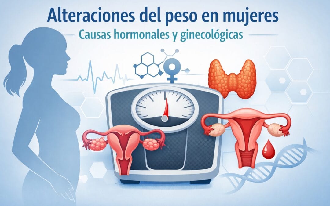 Alteraciones del peso en mujeres: causas hormonales y ginecológicas y cuándo acudir al ginecólogo