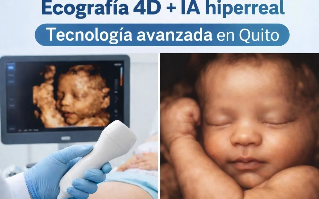 Ecografía 4D + IA hiperreal: cómo la tecnología mejora la imagen del bebé (y qué esperar)